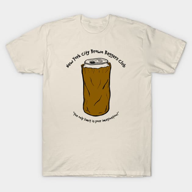 NYC Brown Baggers Club (2020) T-Shirt by UselessRob